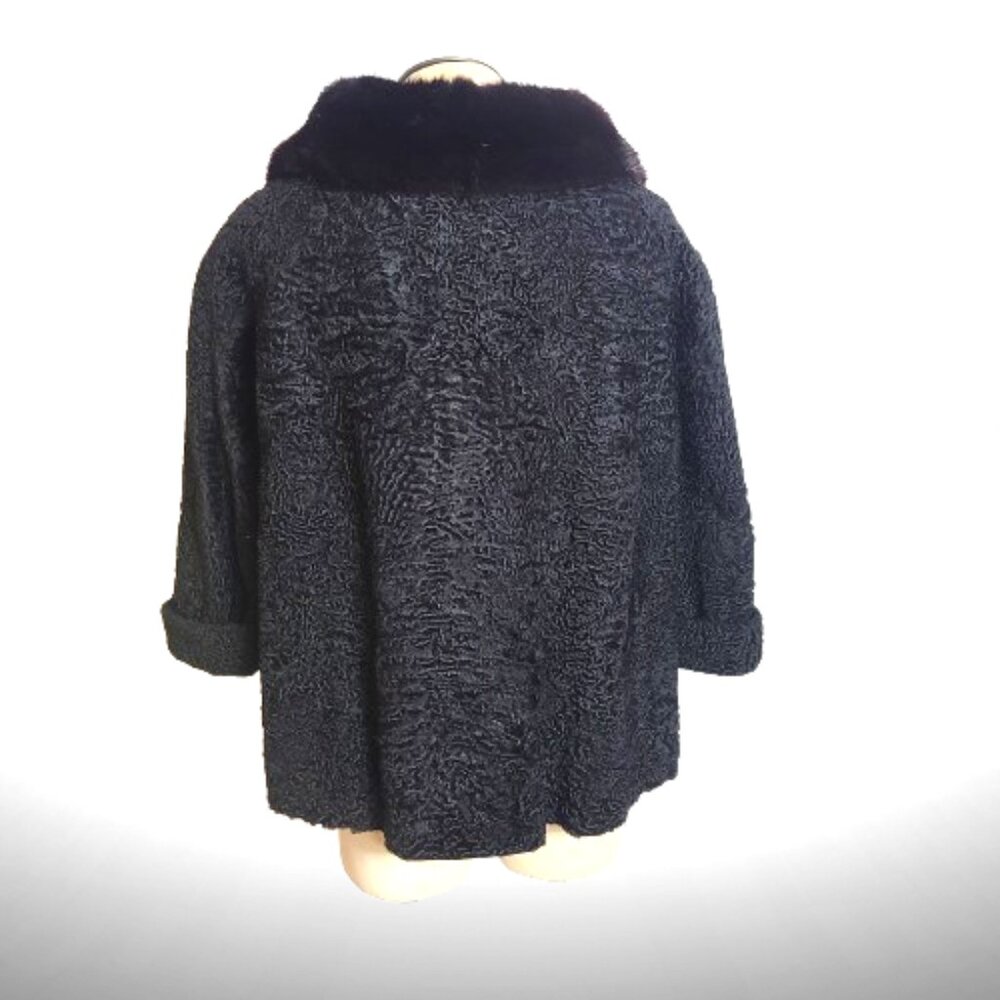 Miller Brothers Baltimore Vintage Fur Collar Coat - Stunning - Picture 6 of 12